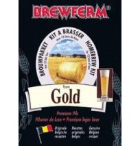 Brewferm Gold (2.6Gall) Euro Lager Beer Kit BB 07/19 Brewferm Gold (2.6Gall) Euro Lager Beer Kit BB 07/19