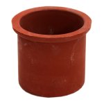 Carboy Rubber Cap 40mm with 9mm hole