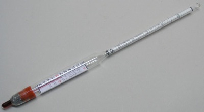 Alkoholmeter - 0°-100° mit Thermometer | ich-zapfe